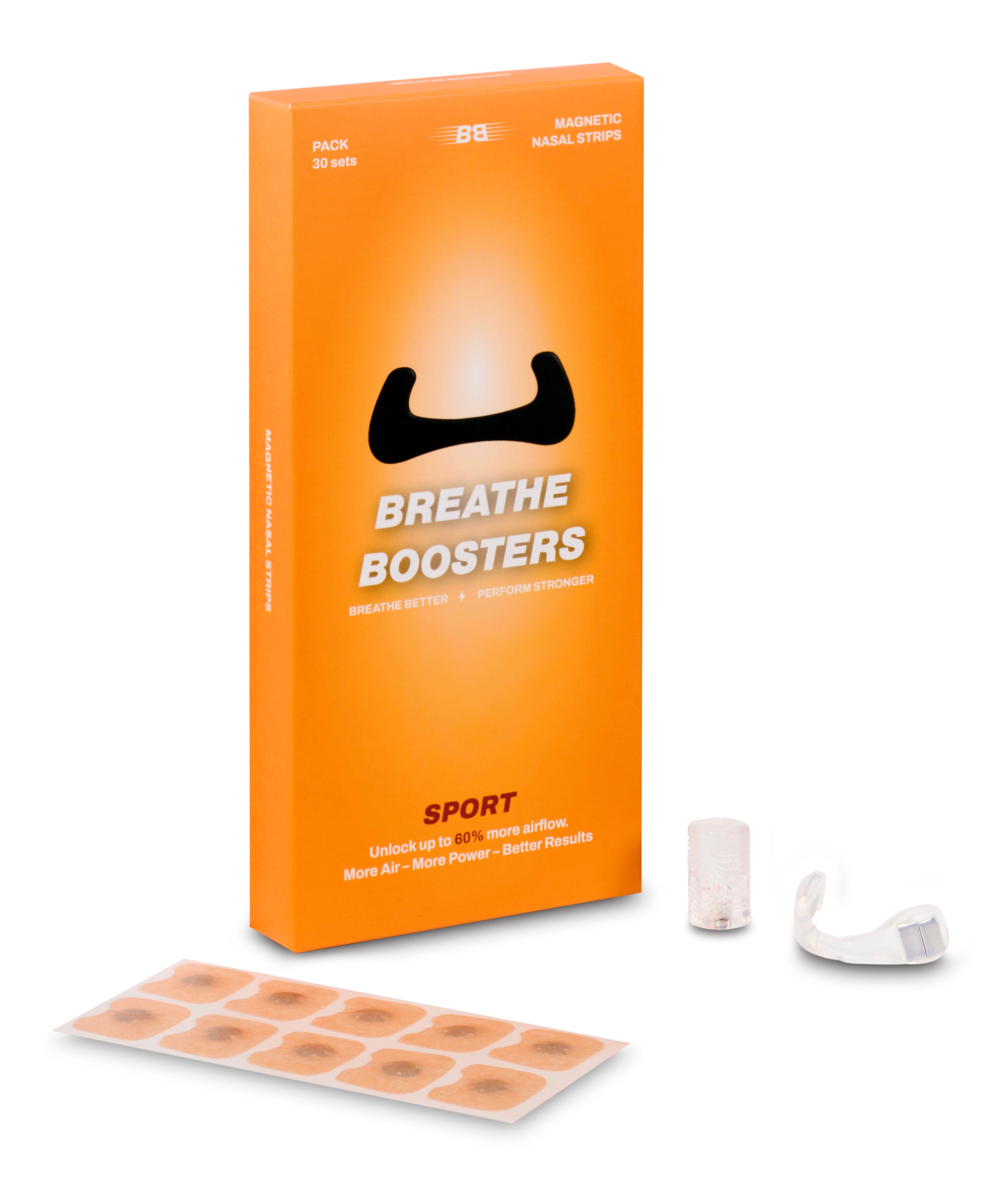 Verpakking van transparante magnetische neusstrips voor sport tegen snurken