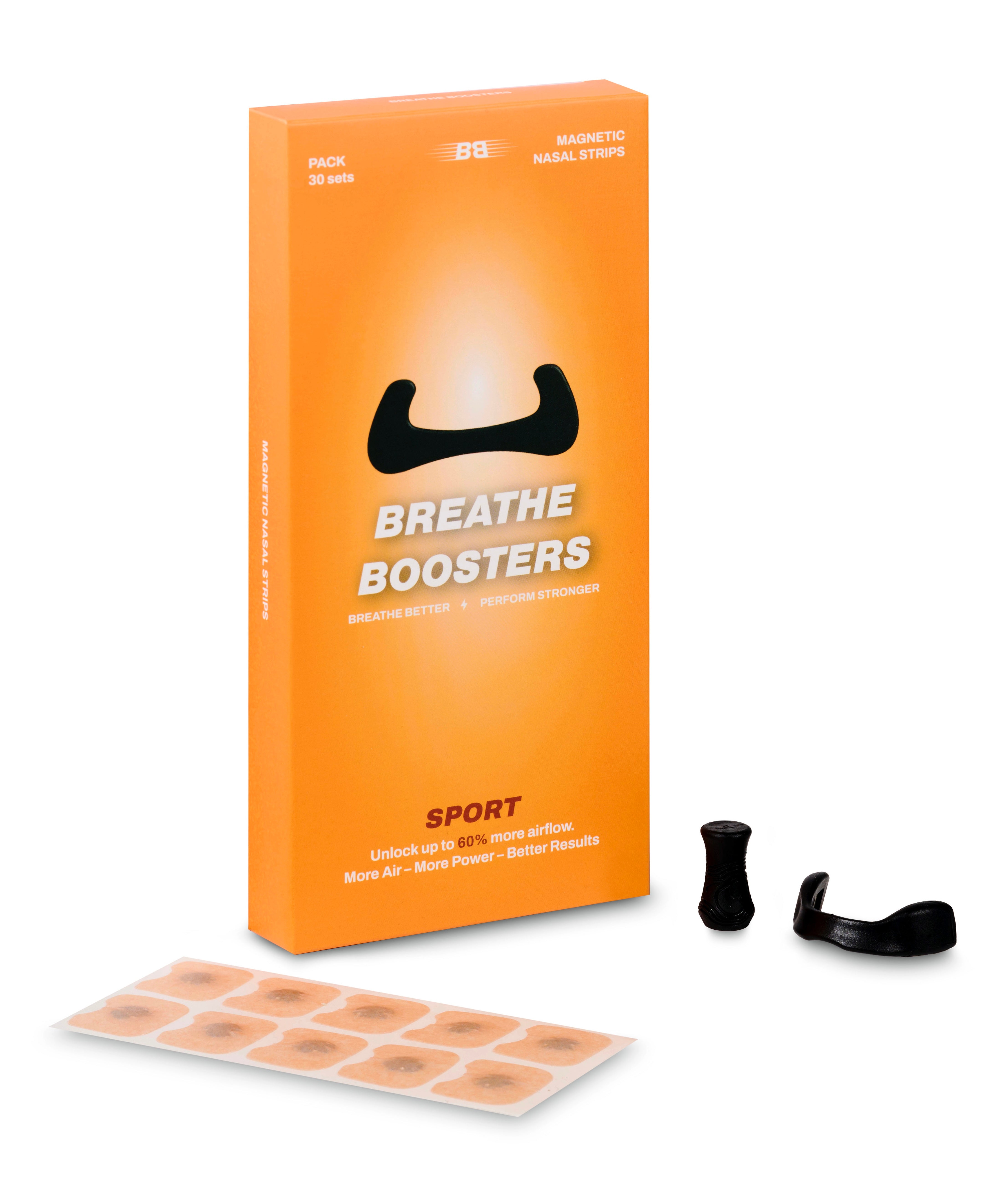 Verpakking van Breathe Boosters magnetische neusstrips - sport en slaap